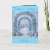 Kerst decoratieve kaart (Voorkant)