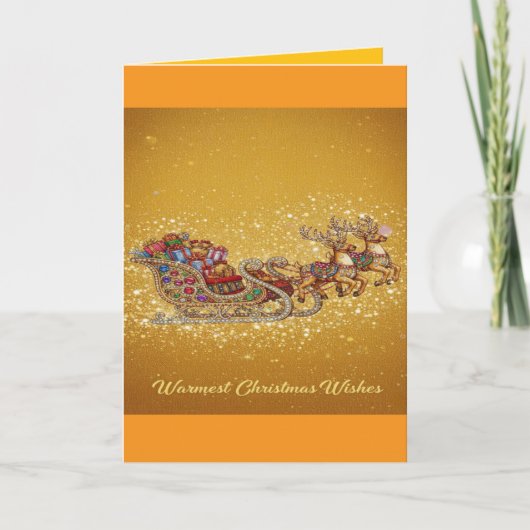 Kerst decoratieve kaart (Voorkant)