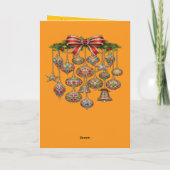 Kerst decoratieve kaart (Achterkant)