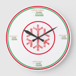 Kerst decoratieve klokken groot