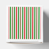 Kerst decoratieve strepen bedankdoosjes (Bovenkant)