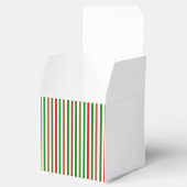 Kerst decoratieve strepen bedankdoosjes (Geopend)