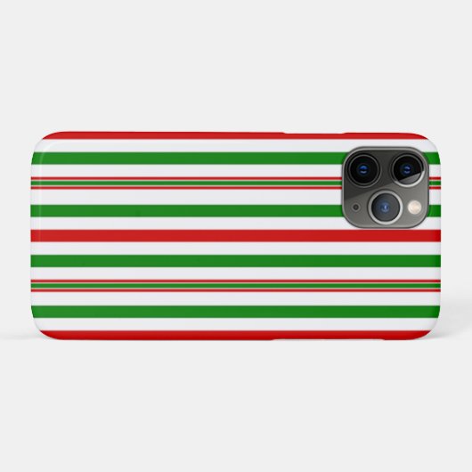 Kerst decoratieve strepen Case-Mate iPhone case (Achterkant (horizontaal))