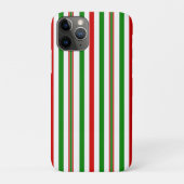 Kerst decoratieve strepen Case-Mate iPhone case (Achterkant)