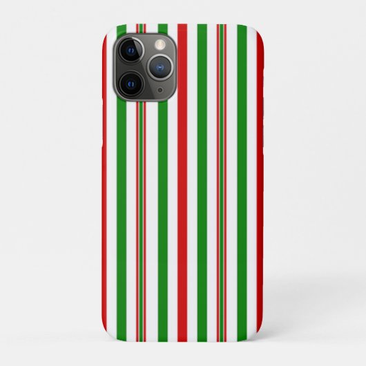 Kerst decoratieve strepen Case-Mate iPhone case (Achterkant)