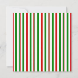 Kerst decoratieve strepen kaart
