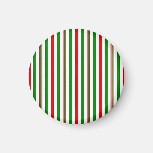 Kerst decoratieve strepen magneet (Voorkant)