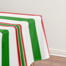 Kerst decoratieve strepen tafelkleed
