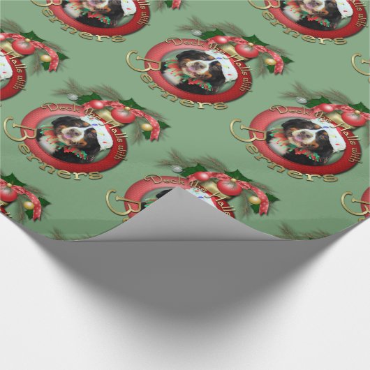 Kerst - Dek de Halls - Berners Cadeaupapier (Hoek)