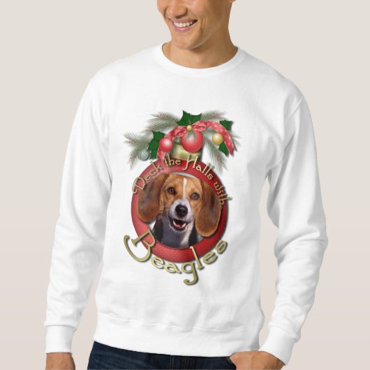 Kerst - Dek de zalen - Beagles Trui (Voorkant)