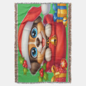 Kerst Dekendeken Deken (Voorkant Verticaal)