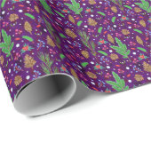 Kerst dennen kegels: feestelijk naadloos cadeaupapier (Rol Hoek)