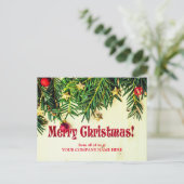 Kerst dennen kegels | Groet Schattige Briefkaart (Staand voorkant)