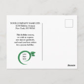 Kerst dennen kegels | Groet Schattige Briefkaart (Achterkant)