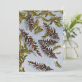 Kerst dennenappel groenblijvende takken kaart (Staand voorkant)