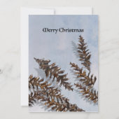 Kerst dennenappel groenblijvende takken kaart (Achterkant)