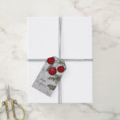 Kerst Dennenboom Ornamenten Vakantie Cadeaulabel (Met Touw)