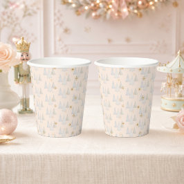 Kerst Dennenboom Winter Wonderland Papieren Bekers