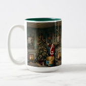 Kerst Design Koffiemokken Tweekleurige Koffiemok (Links)