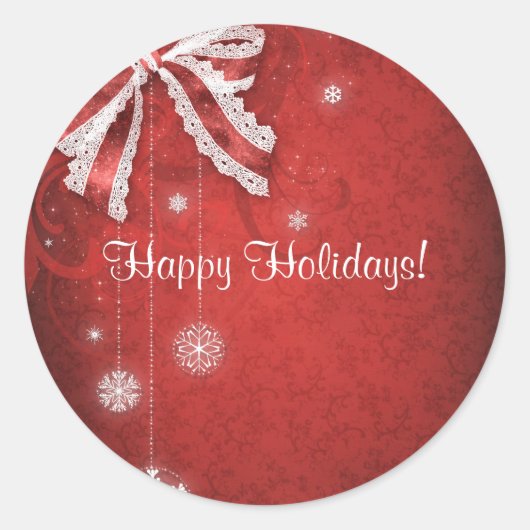 Kerst Design Sticker (Voorkant)