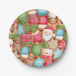 Kerst Dessert Papieren Bordje