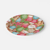 Kerst Dessert Papieren Bordje (Gekanteld)