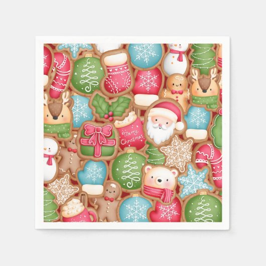 Kerst Dessert Servet (Voorkant)
