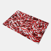 Kerst deur mat, Candy Cane Deurmat (Schuin)