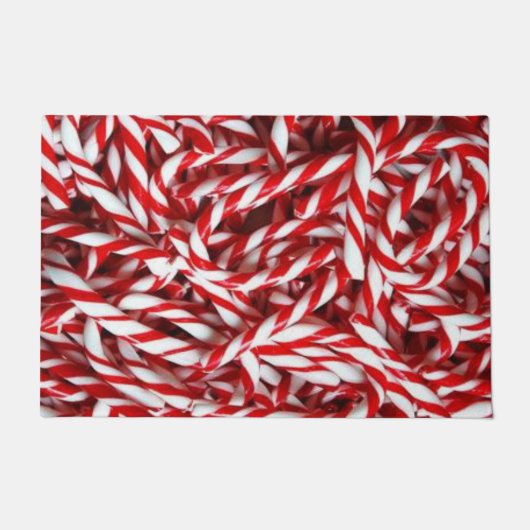 Kerst deur mat, Candy Cane Deurmat (Voorkant)