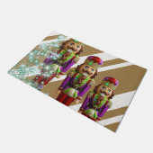 Kerst deur mat, soldaat deurmat (Schuin)