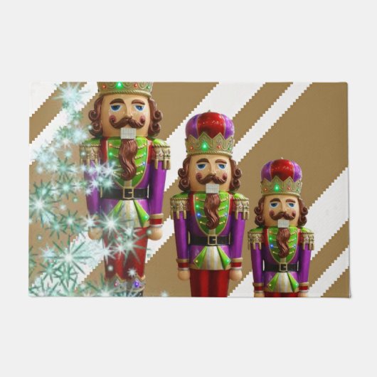 Kerst deur mat, soldaat deurmat (Voorkant)