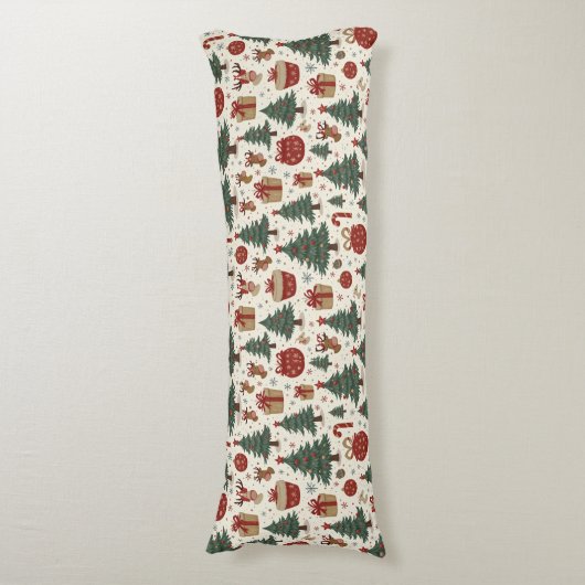 Kerst die liefdevol Body Pillow aanvoelt Lichaamskussen (Voorkant Verticaal)