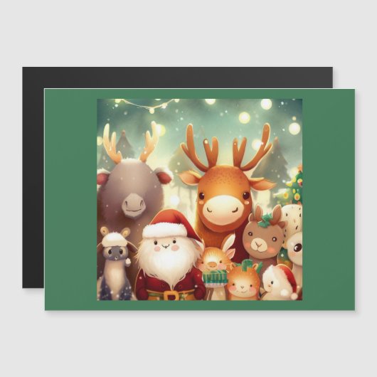 Kerst Dieren 8 (Voorkant / Achterkant)