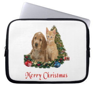 Kerst Dieren Laptop Sleeve