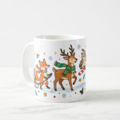 Kerst dieren optocht Kinderen Mok (Voorkant links)