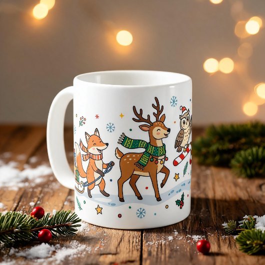 Kerst dieren optocht Kinderen Mok