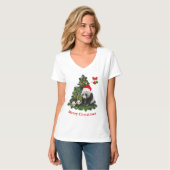 Kerst dieren t-shirt (Voorkant volledig)