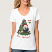 Kerst dieren t-shirt (Voorkant)