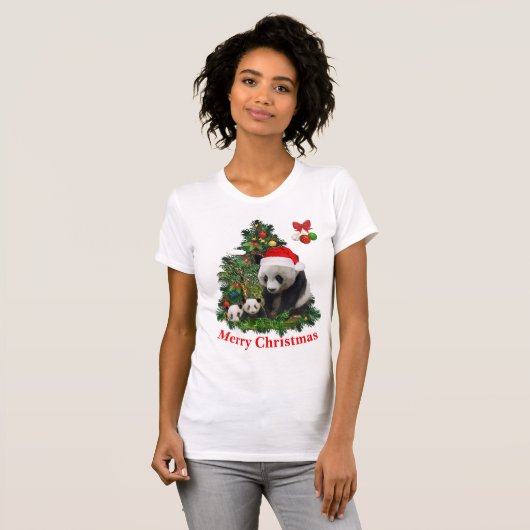 Kerst dieren t-shirt (Voorkant volledig)