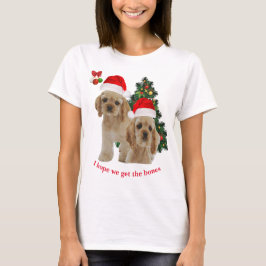 Kerst dieren t-shirt
