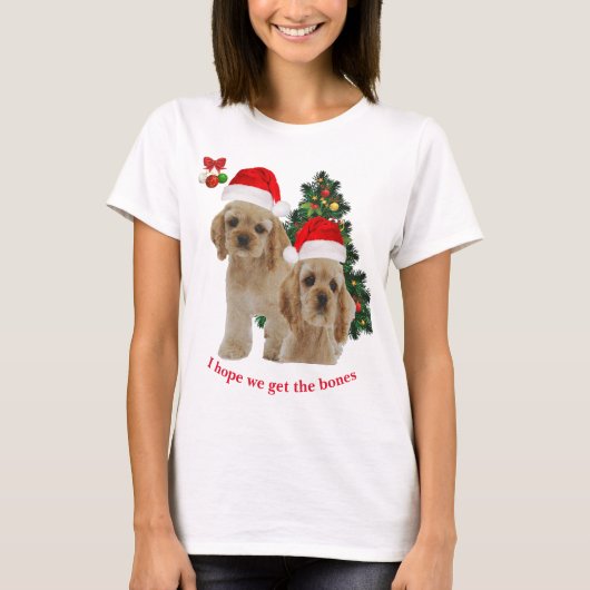 Kerst dieren t-shirt (Voorkant)