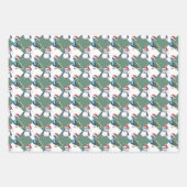 Kerst Dieren Wrapping Paper Set (Voorkant 2)