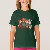 Kerst Dierengroep T-shirt (Voorkant)