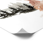 Kerst Dierenvos Poster (Hoek)