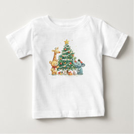 Kerst Dierenvrienden T-shirt