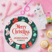 Kerst Diner Party Papieren Borden Bordje (Feest)