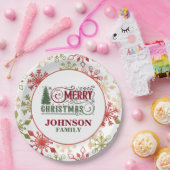 Kerst Diner Party Papieren Borden Bordje (Feest)