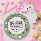 Kerst Diner Party Papieren Borden Bordje (Feest)