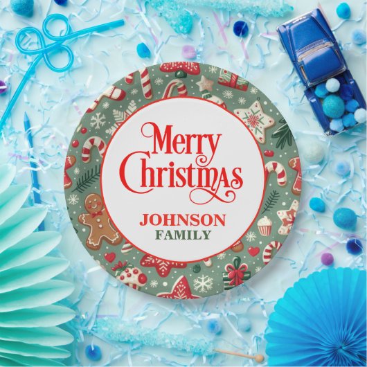 Kerst Diner Party Papieren Borden Papieren Bordje (Feest)