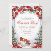 Kerst Diner Vakantie Party Secret Santa Kaart (Voorkant)